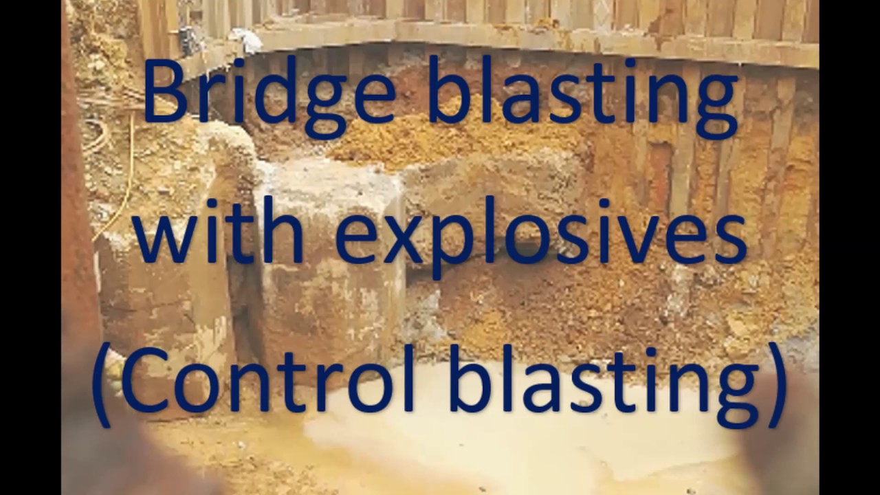 Concrete bridge controlled blasting using explosive -EP01 - YouTube
